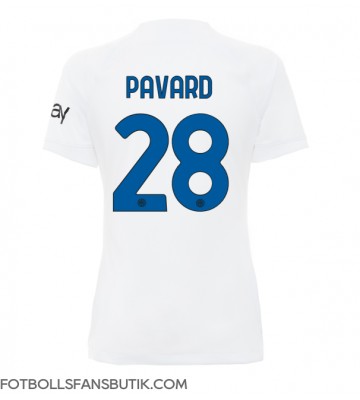 Inter Milan Benjamin Pavard #28 Replika Bortatröja Damer 2023-24 Kortärmad